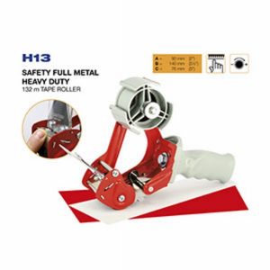 Tape dispenser - H13 Heavy Duty met veiligheidsmes - 50mm