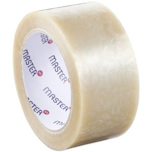 Tape handmatig PP Acryl Low Noise - 48mmx66mtr dikte 25µm - Transparant