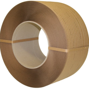 Omsnoeringsband papier - 12mm x 2000m x 0.6mm - Asgat: 200mm - Belastbaar tot 58kg