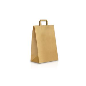 kraft tas met handvat